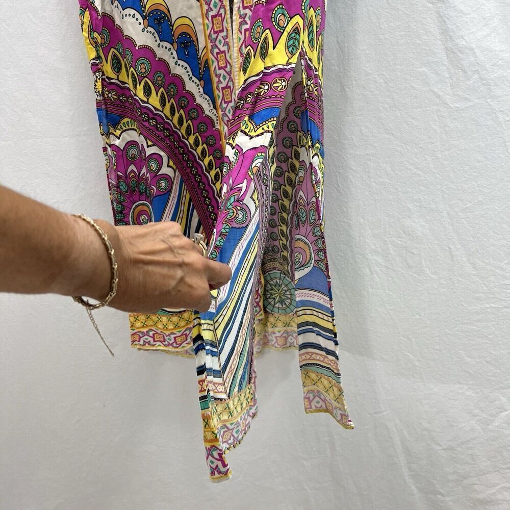 Flying Tomato Floral Kimono Duster Women's Size Small Bohemian Festival - Picture 6 of 9